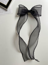 Grace Organza Longtail Bow Clips