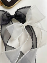 Grace Organza Longtail Bow Clips