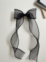 Grace Organza Longtail Bow Clips