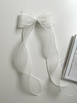 Grace Organza Longtail Bow Clips