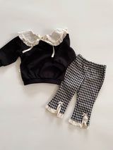 Ribbon Flare Pants _2Colours