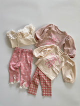 Ribbon Flare Pants _2Colours