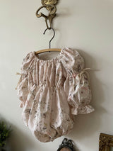 Misty Eyelet Romper _Pink
