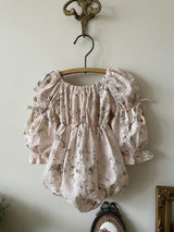Misty Eyelet Romper _Pink