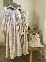 Misty Eyelet Adult Dress _Pink