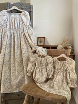 Misty Eyelet Dress _Beige