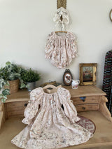 Misty Eyelet Romper _Pink