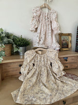 Misty Eyelet Dress _Beige