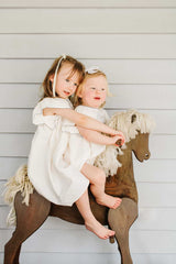 Long tail double bow clip set