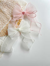 Rosie Wavy Midi Tail Bow Clip