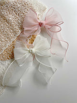 Rosie Wavy Midi Tail Bow Clip