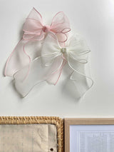 Rosie Wavy Midi Tail Bow Clip