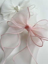 Rosie Wavy Midi Tail Bow Clip