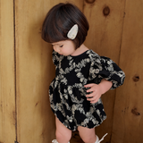 Rosa Embroidered Romper_Black