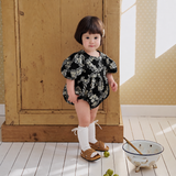Rosa Embroidered Romper_Black