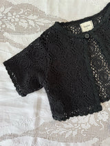 Milk Cream Cardigan _Black
