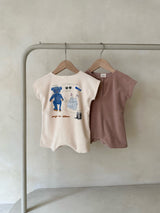 Teddy Terry Romper _2 Colours