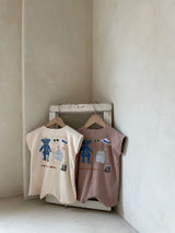 Teddy Terry Romper _2 Colours
