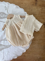 Milk Cream Romper _3 Colours