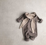 Lala Bunny Hood Suit _Grey