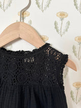 Milk Cream Romper _Black