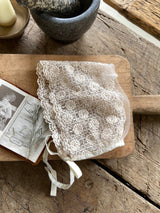 Whisper Lace Bonnets - Baby's breath