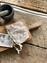 Whisper Lace Bonnets - Baby's breath