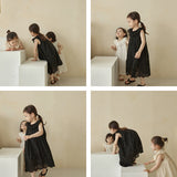 Embroidered Pin tuck Dress_3 Colours