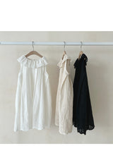 Embroidered Pin tuck Dress_3 Colours