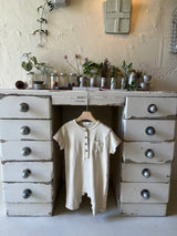 Pocket Cotton Romper_ 2 Colours