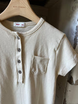 Pocket Cotton Romper_ 2 Colours