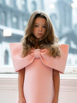 Ariel Bow Dress_Classic Pink