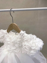White Rose Baby Dress