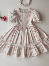 Antoinette Floral Stripe Dress
