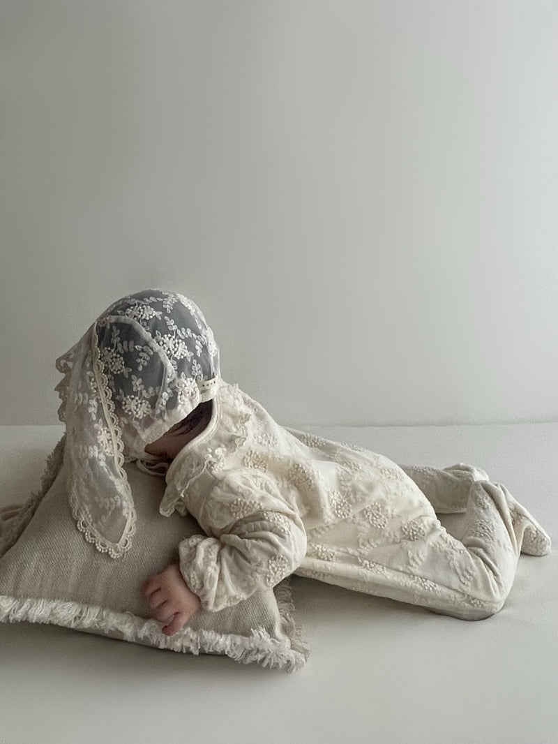 Monbebe Lace Cosy Suits from Newborn size_2Colours