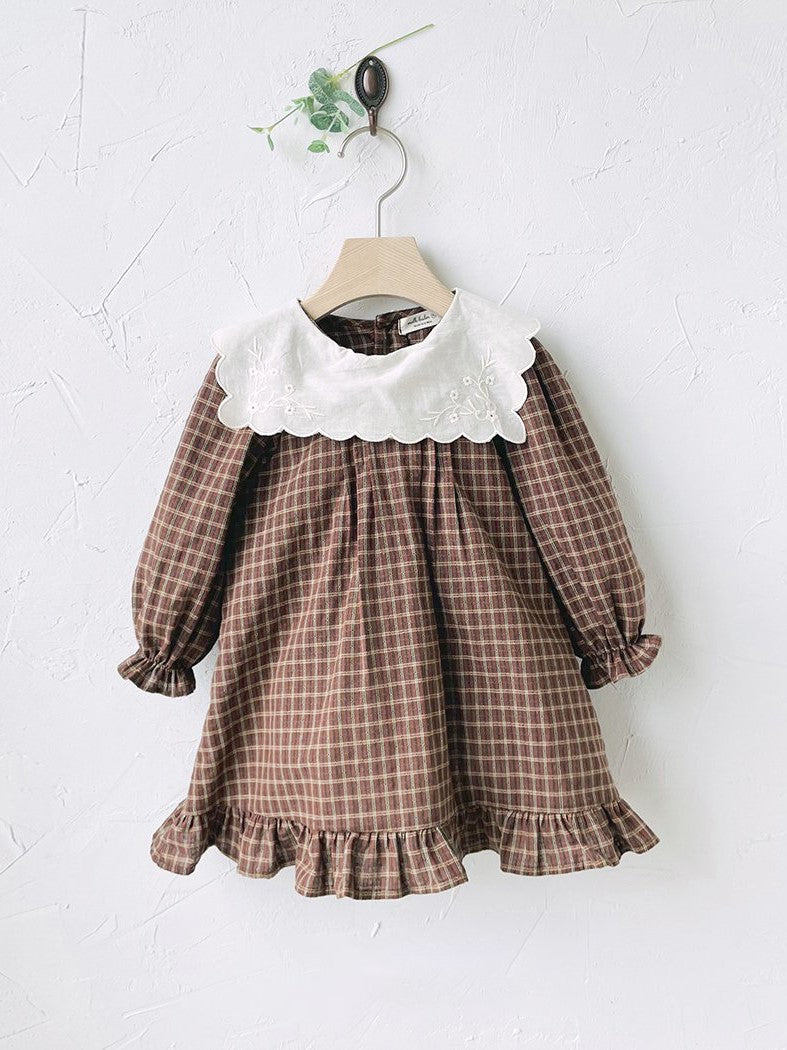 Colin Check Dress _Brown