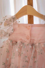 Roselyn Bloom Dress Romper_ Pink