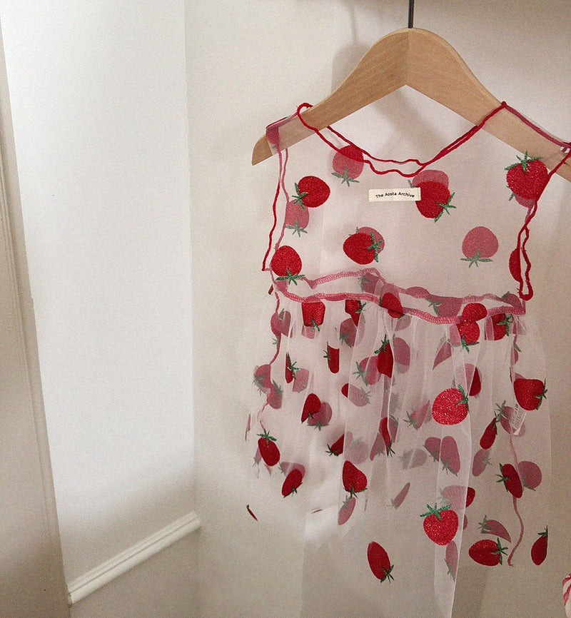 Lace Strawberry Dress