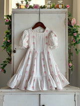 Antoinette Floral Stripe Dress