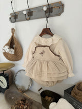 Rose Embroidery Romper _2 Colours