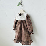 Colin Check Dress _Brown