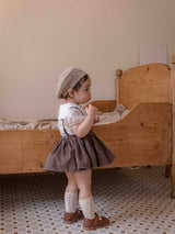 Blair Linen Suspender Skirt Bloomers