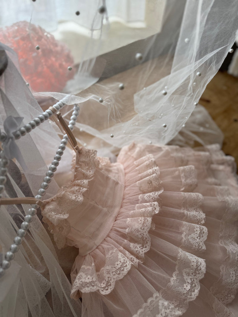 Colette Tutu Lace Dress_Pink