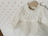 Jella Lace Romper_ Cream