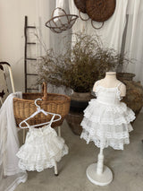 Colette Tutu Dress Romper_White