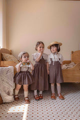 Blair Linen Suspender Skirt Bloomers