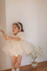 Blooming Rose Pearl Dress Romper(Pre-Order)