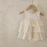 [Special Price] Can can Lace Dress Romper_3-6M