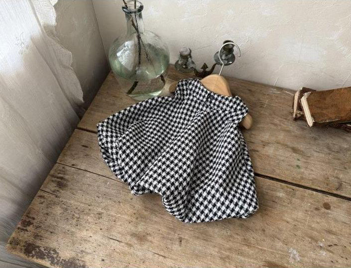 Petite Houndstooth Dress