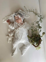 Monbebe Lace Cosy Suits from Newborn size_2Colours